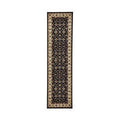 Sydney Classic Runner Black With Ivory Border Runner Rug
