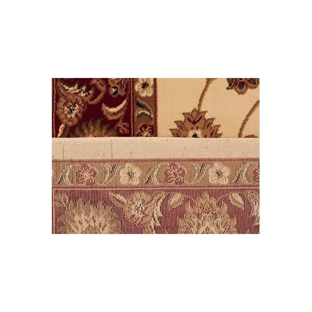 Sydney Classic Runner Ivory With Red Border Runner Rug