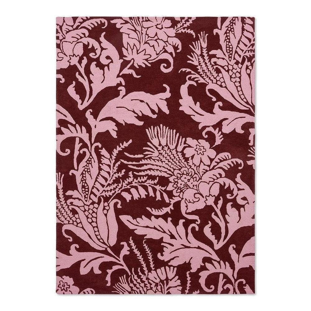 Ted Baker Baroque Pink Pure Wool Designer Rug