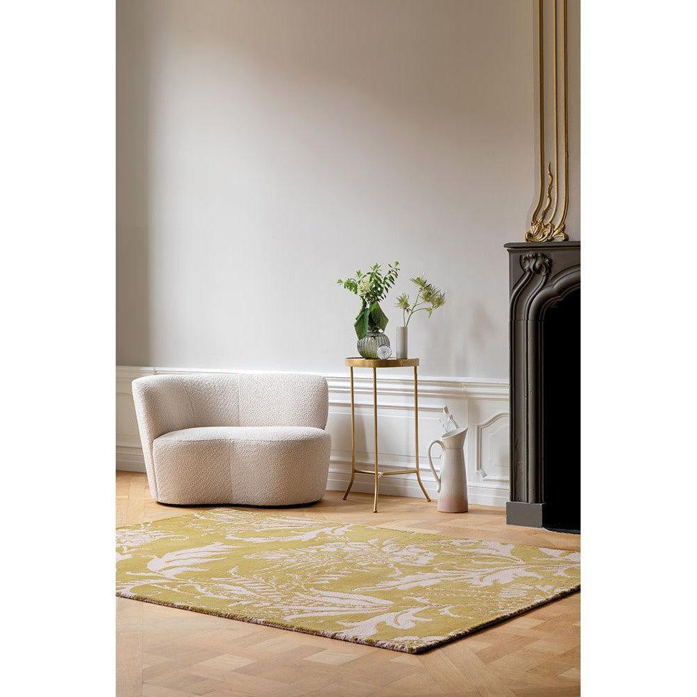 Ted Baker Baroque Yellow Pure Wool Designer Rug