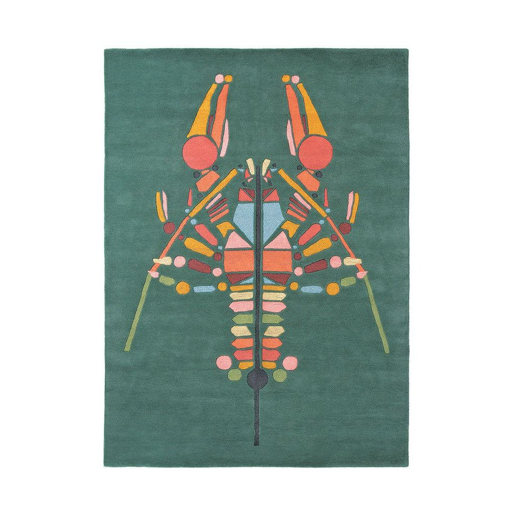 Ted Baker Emerging Lobster Pure Wool Designer Rug