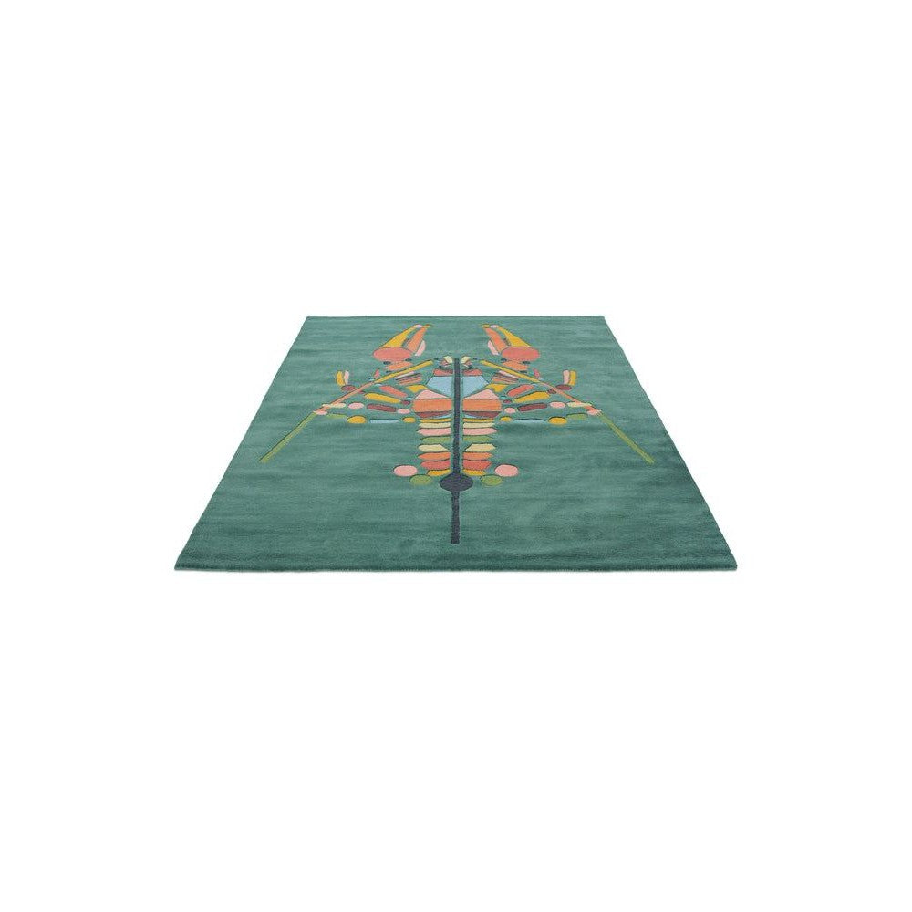 Ted Baker Emerging Lobster Pure Wool Designer Rug