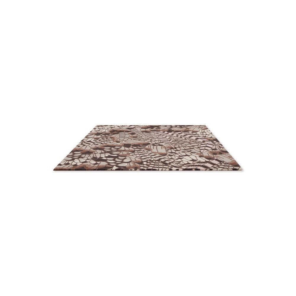 Ted Baker Feathers Natural Pure Wool Designer Rug