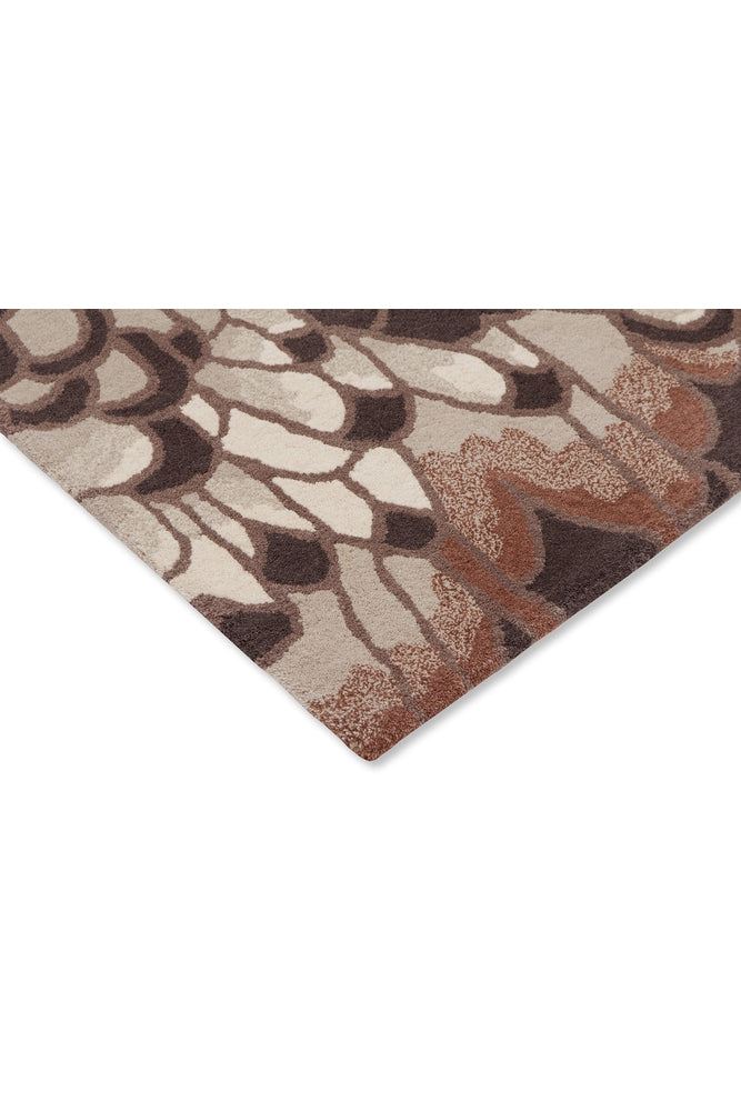 Ted Baker Feathers Natural Pure Wool Designer Rug
