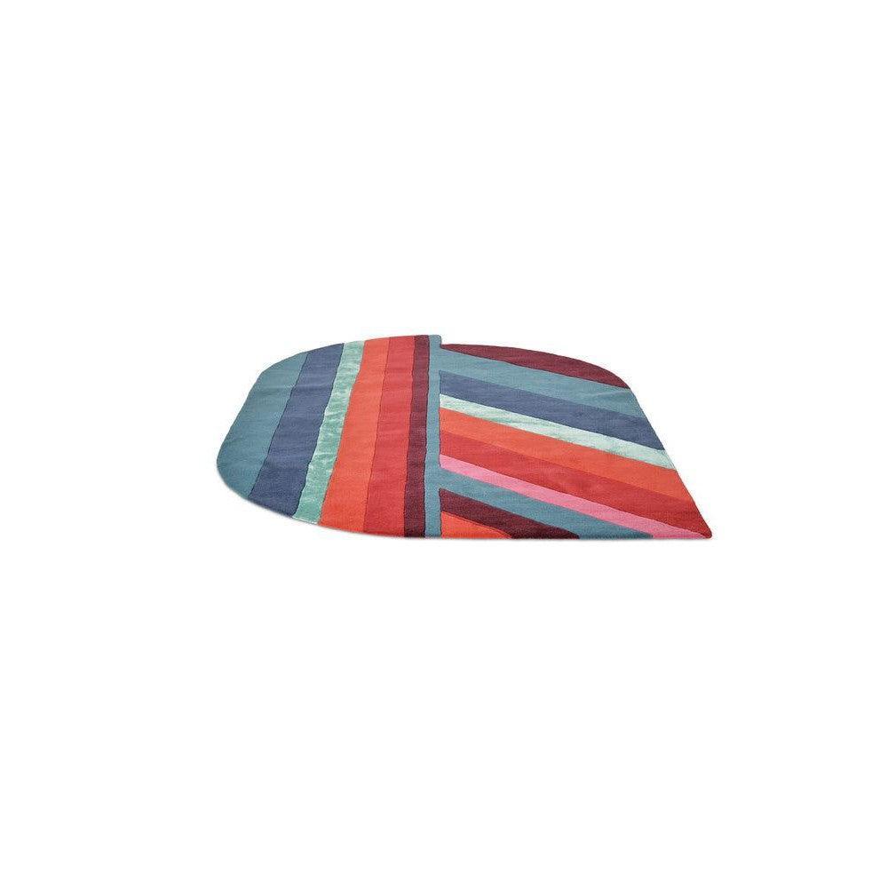Ted Baker Jardin Blue Oval Pure Wool Designer Rug