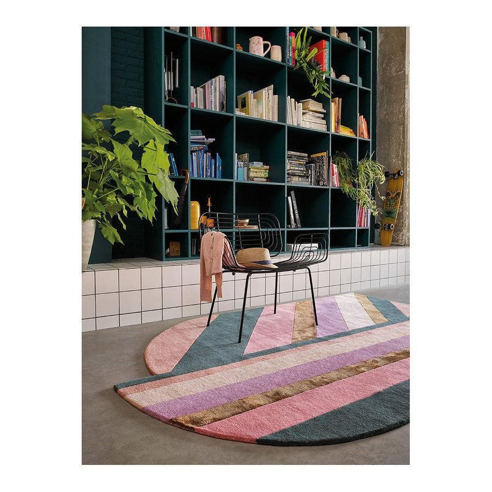 Ted Baker Jardin Pink Oval Wool Designer Rug