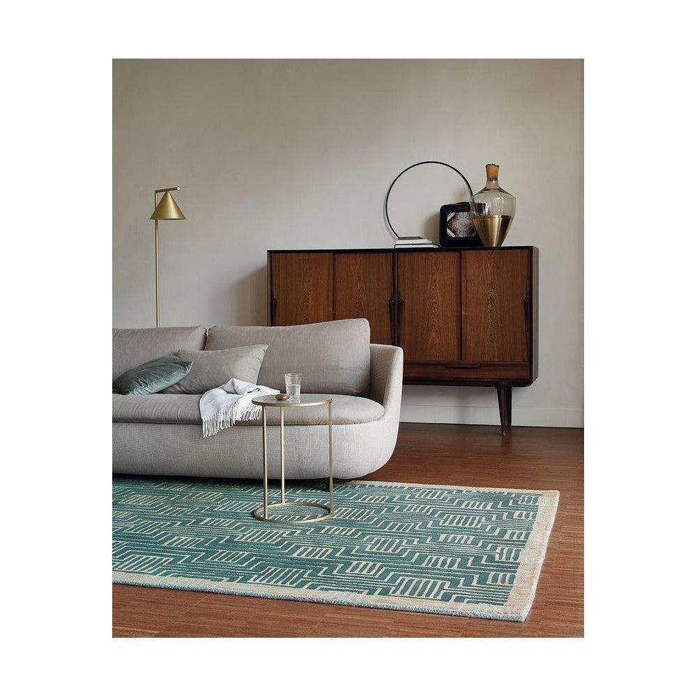 Ted Baker Kinmo Green Wool & Viscose Designer Rug