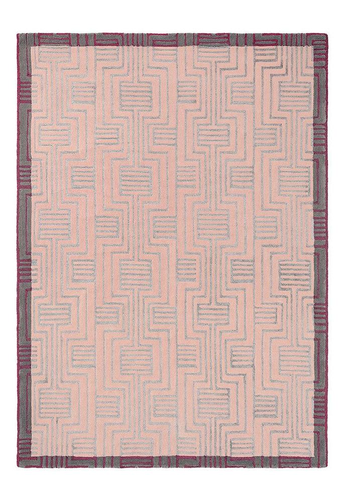 Ted Baker Kinmo Pink Wool & Viscose Designer Rug
