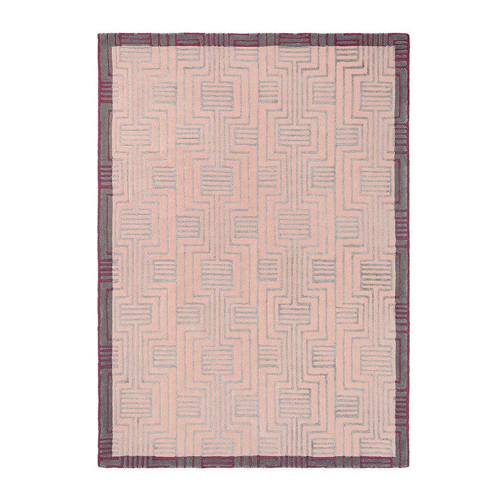 Ted Baker Kinmo Pink Wool & Viscose Designer Rug