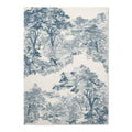 Ted Baker Landscape Toile Light Blue Pure Wool Designer Rug