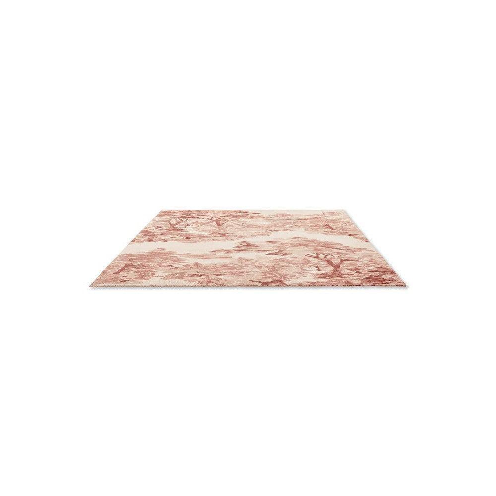 Ted Baker Landscape Toile Light Pink Pure Wool Designer Rug