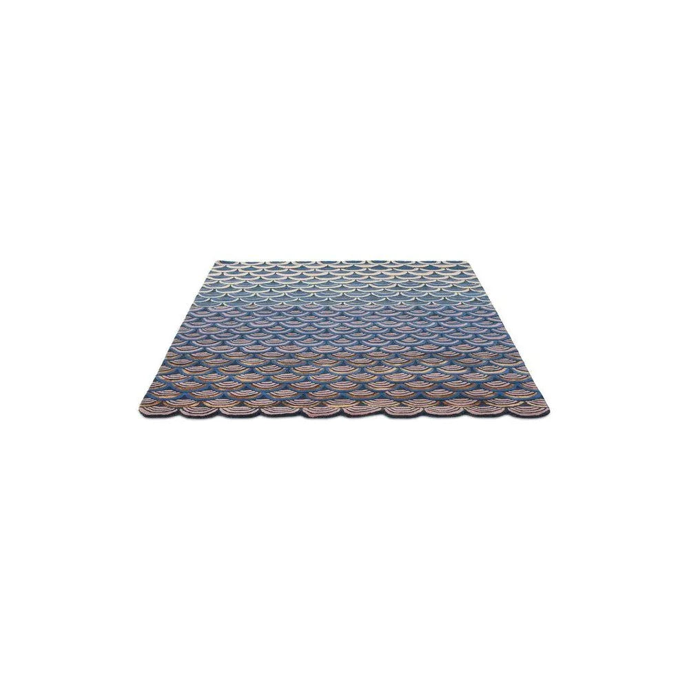 Ted Baker Masquerade Blue Wool Designer Rug
