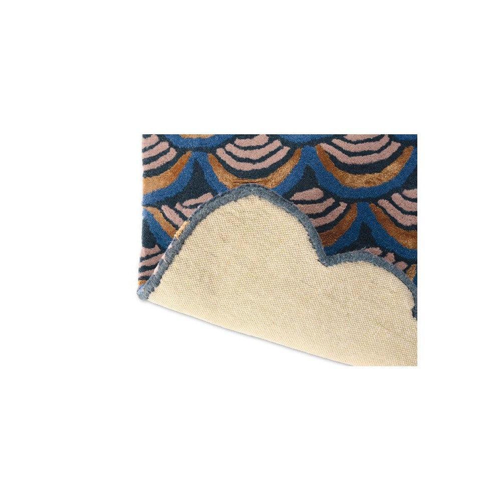 Ted Baker Masquerade Blue Wool Designer Rug
