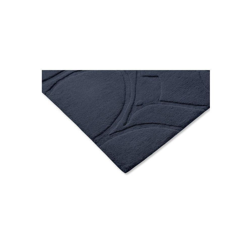 Ted Baker Romantic Magnolia Dark Blue Pure Wool Designer Rug