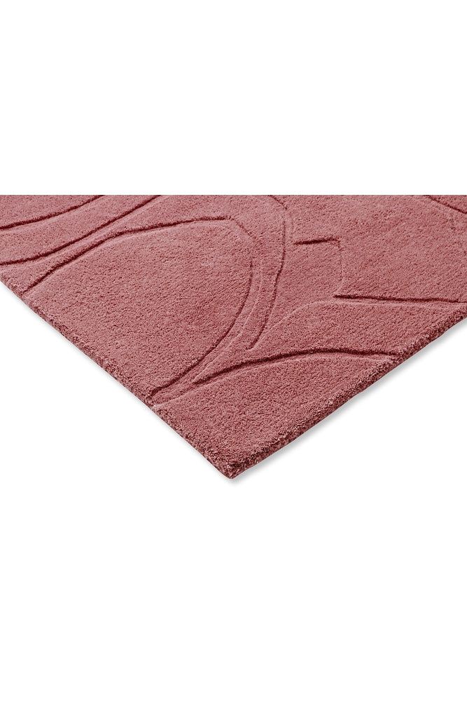 Ted Baker Romantic Magnolia Pink Pure Wool Designer Rug