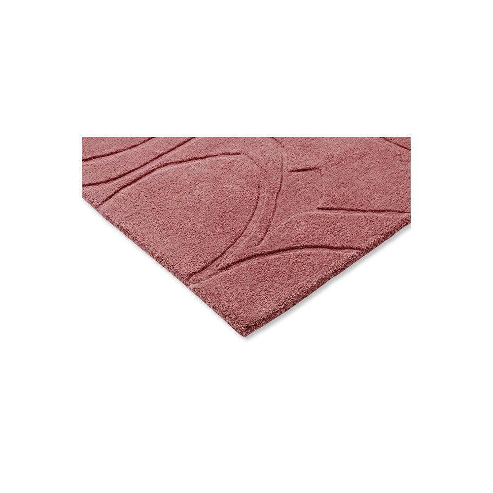Ted Baker Romantic Magnolia Pink Pure Wool Designer Rug