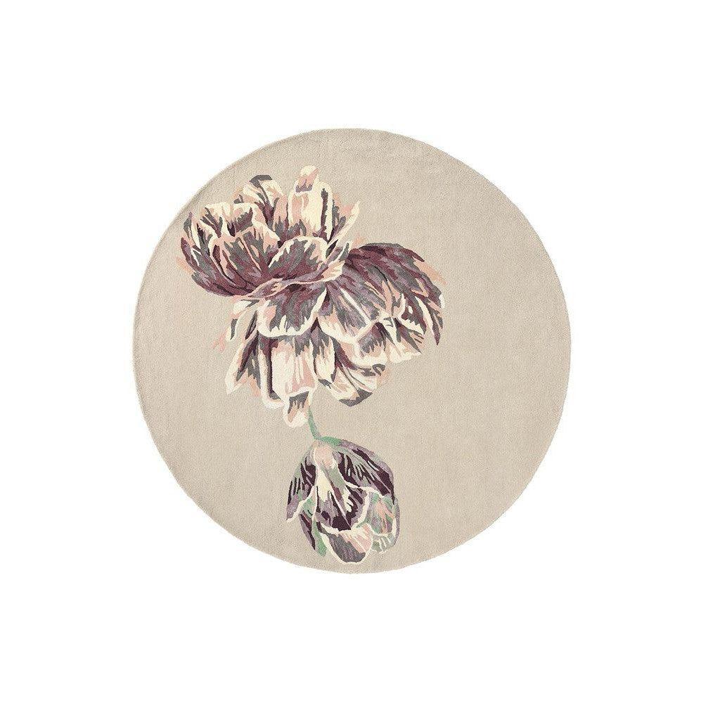 Ted Baker Tranquility Beige Wool & Viscose Designer Rug