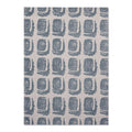 Ted Baker Woodblock Grey Pure Cotton Designer Rug