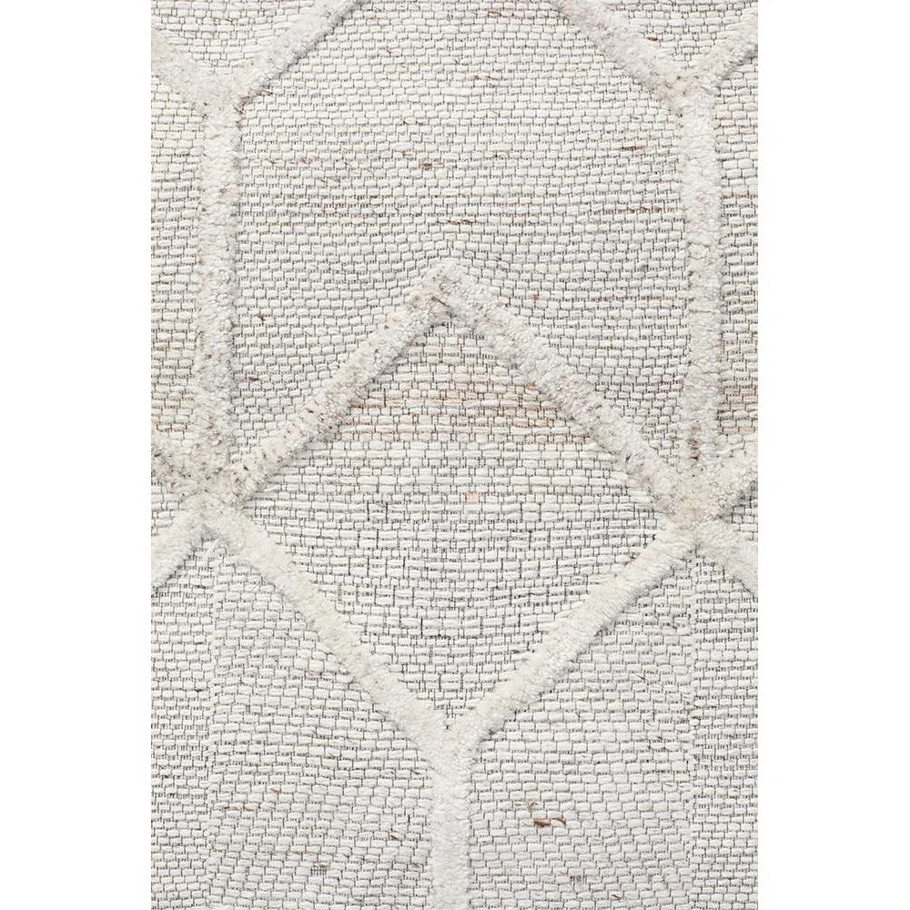 Visions Winter Grey Brush Modern Rug - ICONIC RUGS