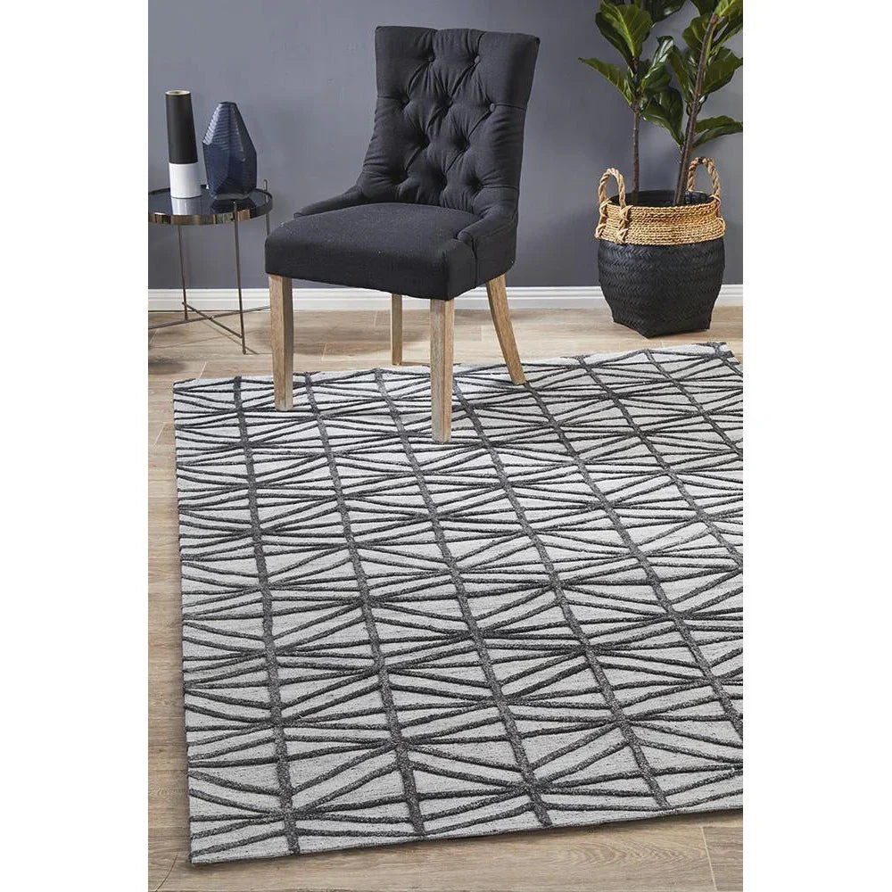 Visions Winter Pewter Prestige Modern Rug - ICONIC RUGS