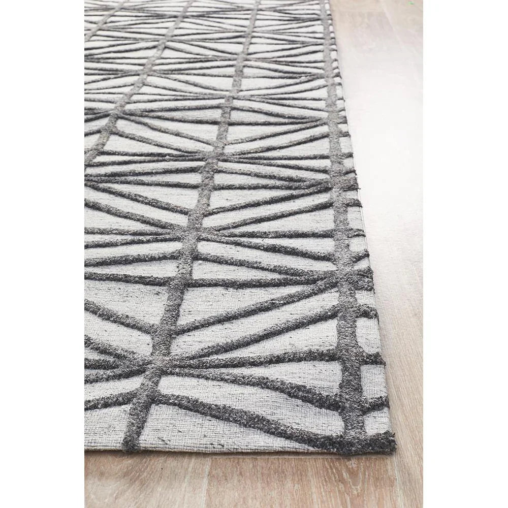 Visions Winter Pewter Prestige Modern Rug - ICONIC RUGS