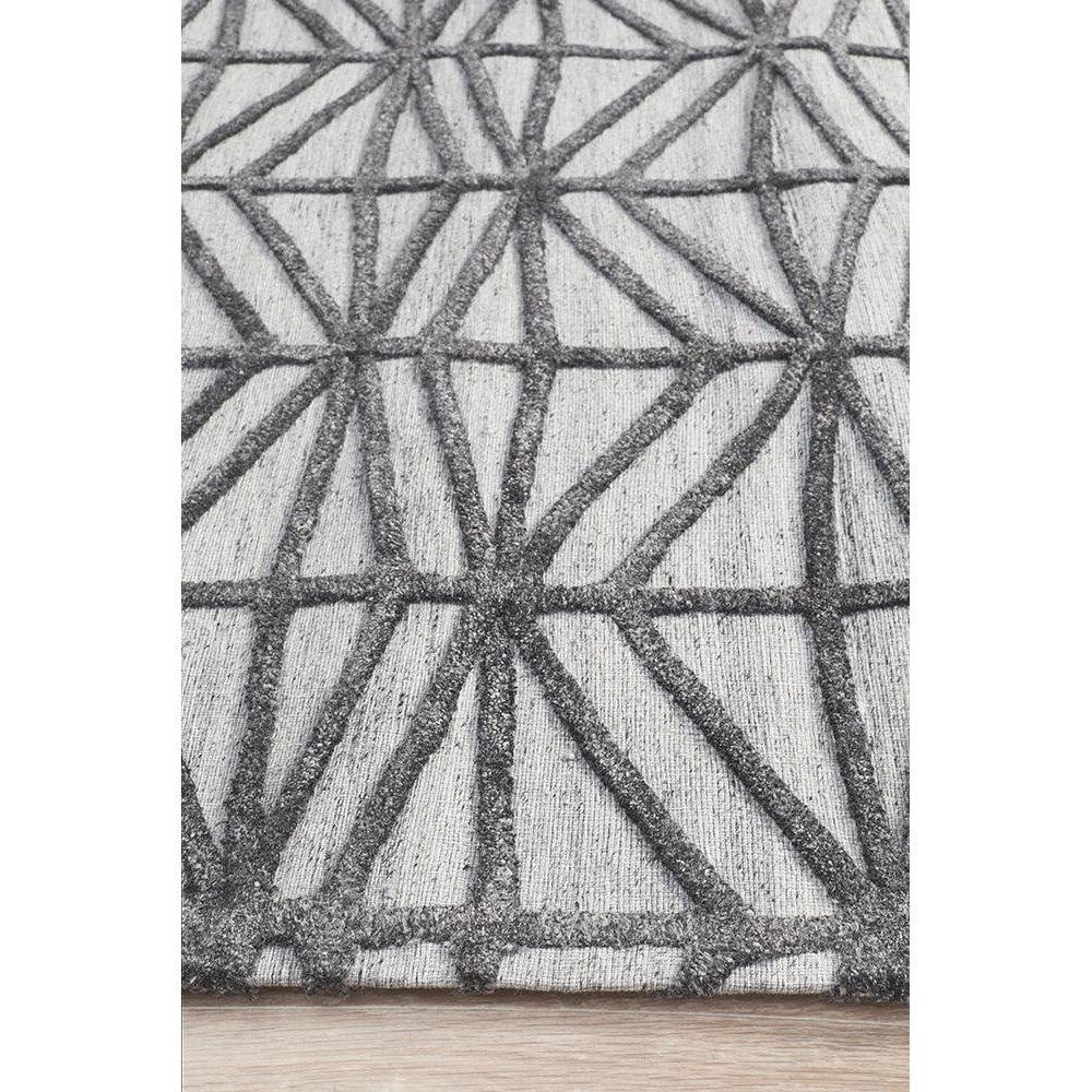 Visions Winter Pewter Prestige Modern Rug - ICONIC RUGS
