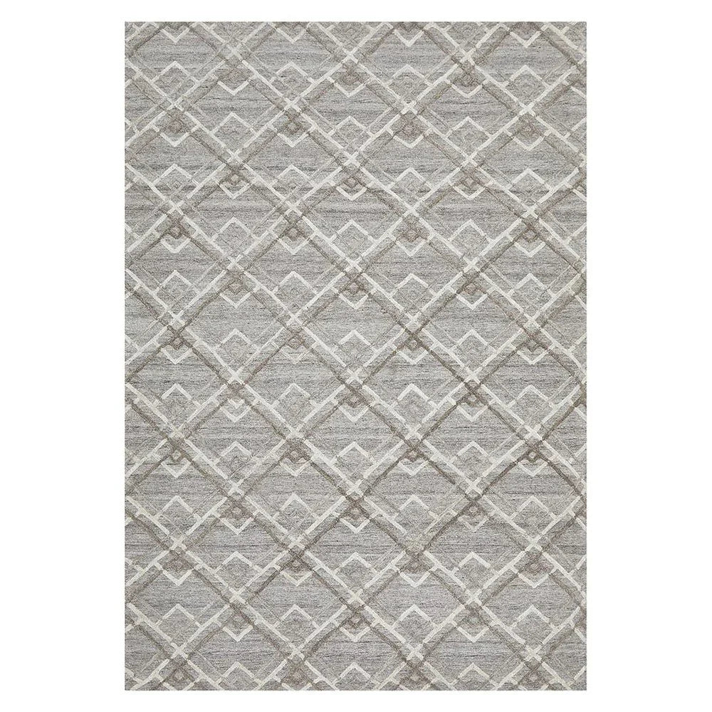 Visions Winter Silver Stream Modern Rug - ICONIC RUGS