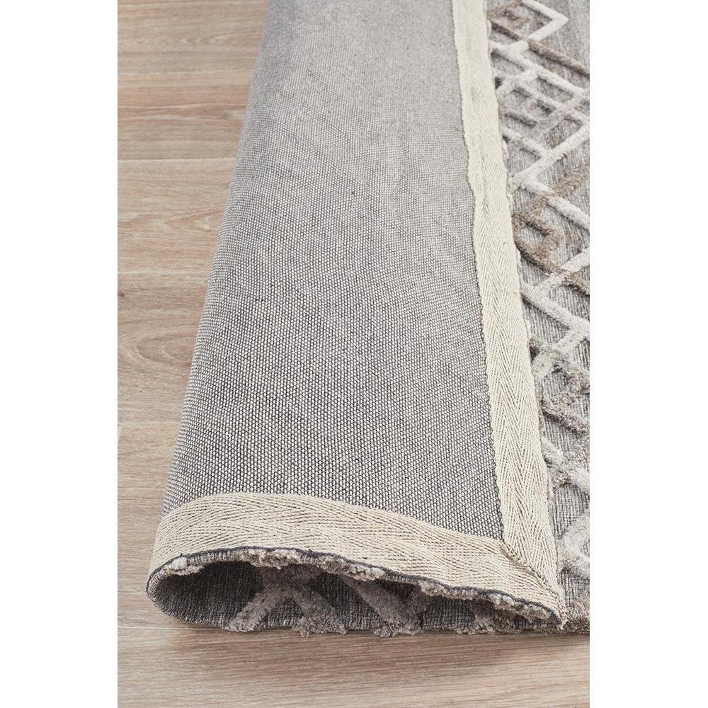 Visions Winter Silver Stream Modern Rug - ICONIC RUGS