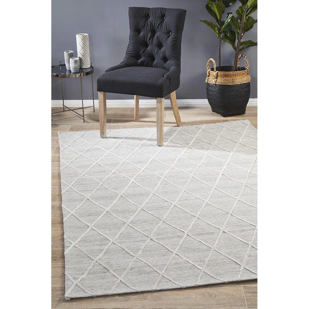 Visions Winter Silver Styles Modern Rug - ICONIC RUGS