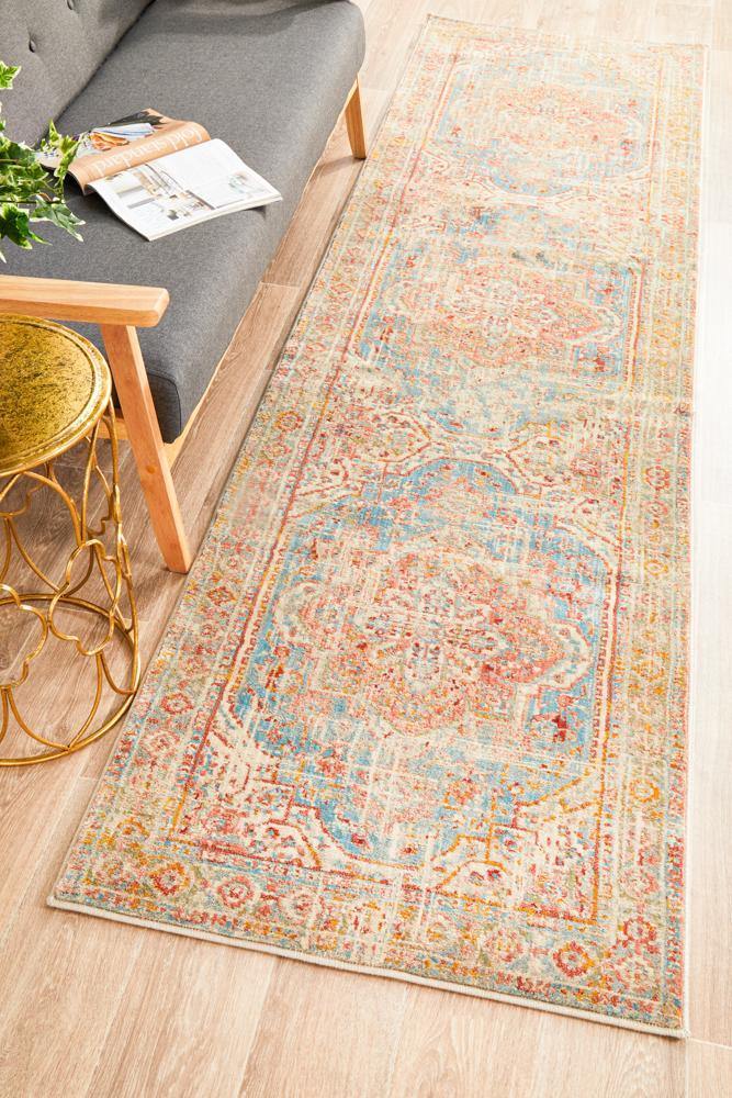 Odyssey Blue Runner - ICONIC RUGS