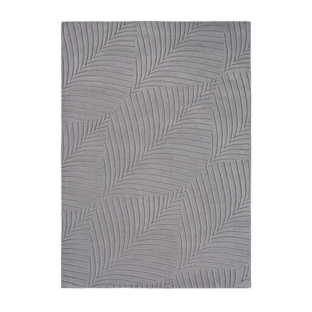 Wedgwood Folia Grey Pure Wool Designer Rug