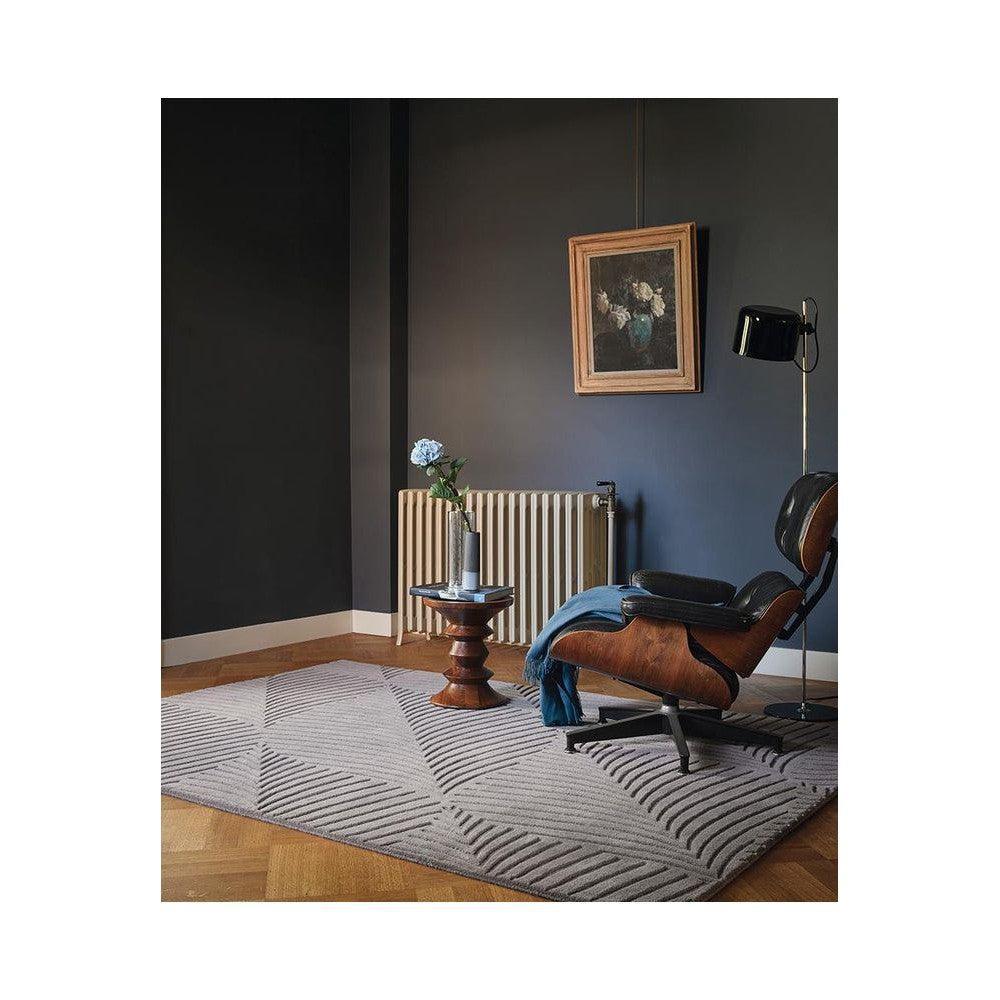 Wedgwood Folia Grey Pure Wool Designer Rug