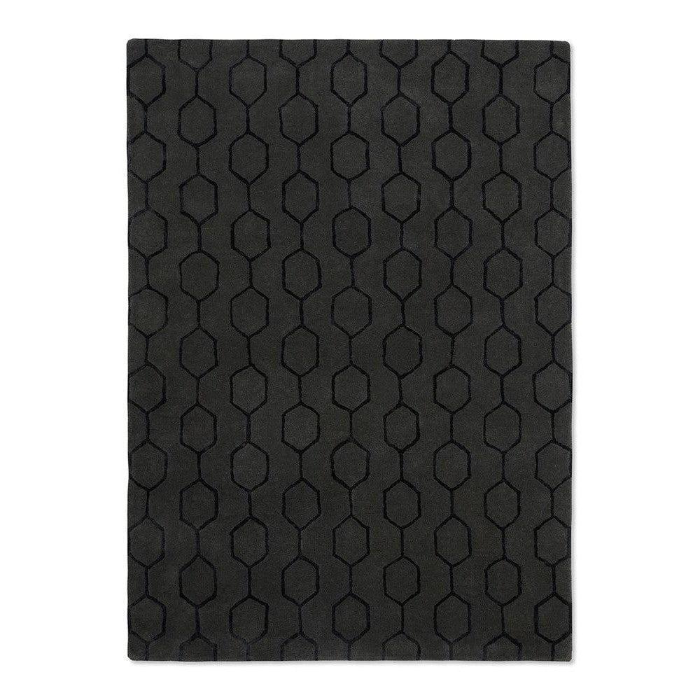 Wedgwood Gio Noir Wool & Viscose Designer Rug