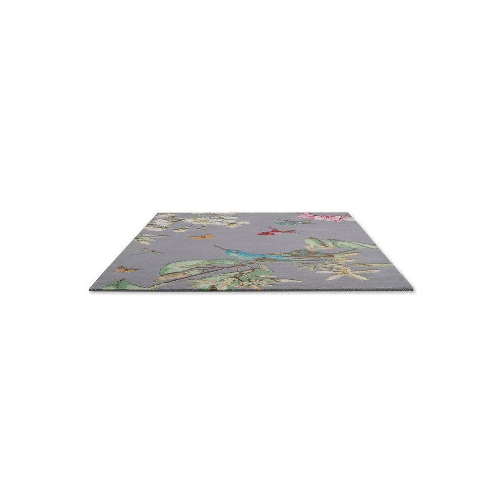Wedgwood Hummingbird Grey Wool & Viscose Designer Rug