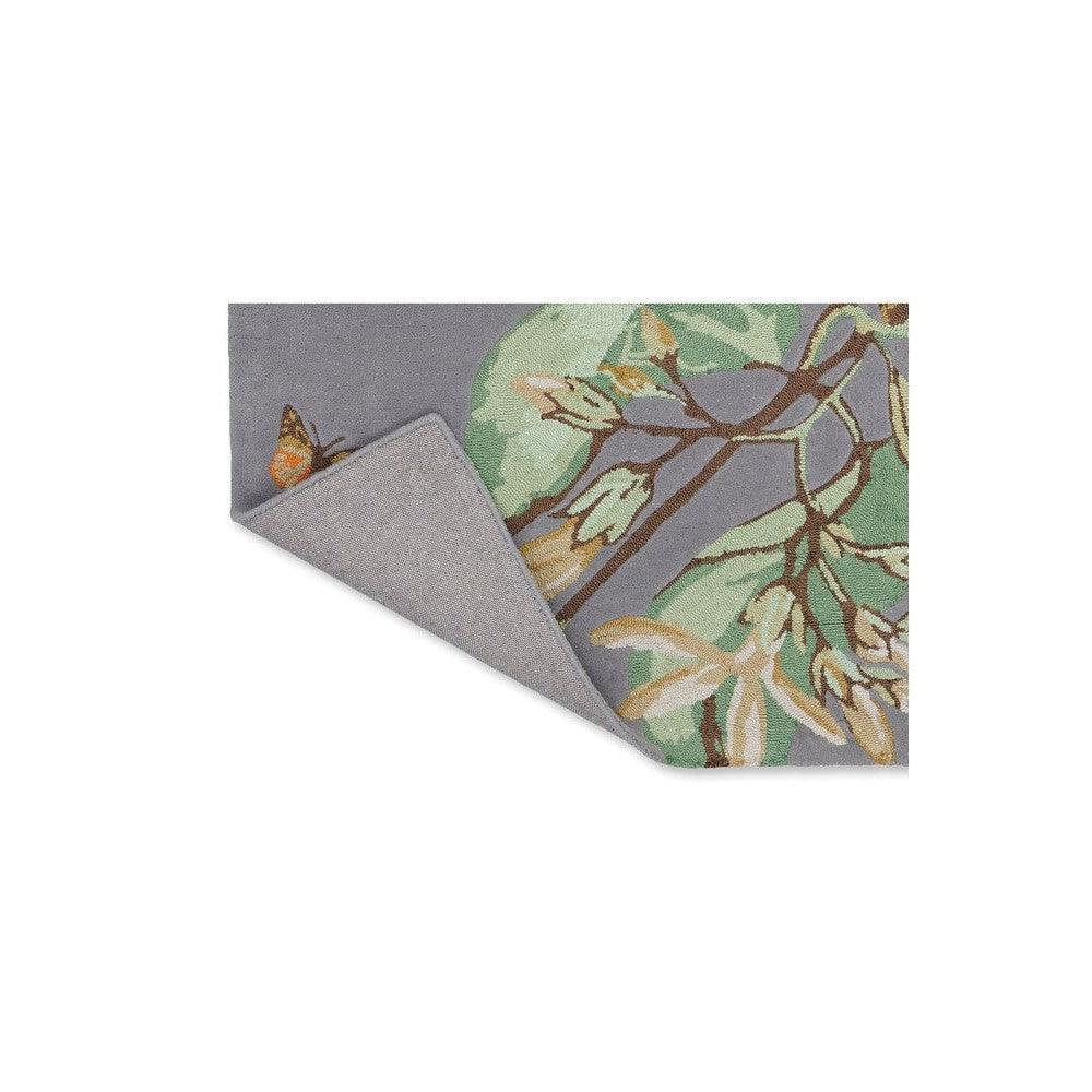 Wedgwood Hummingbird Grey Wool & Viscose Designer Rug
