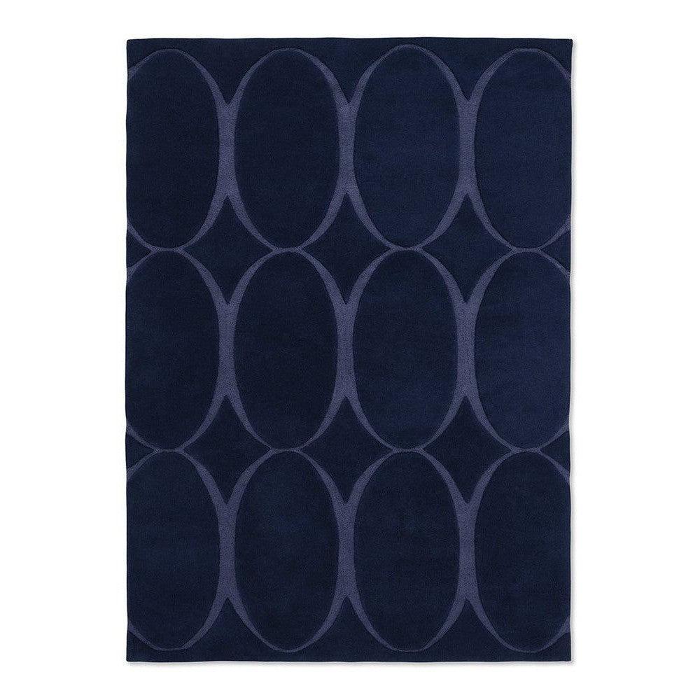 Wedgwood Renaissance Blue Wool & Viscose Designer Rug