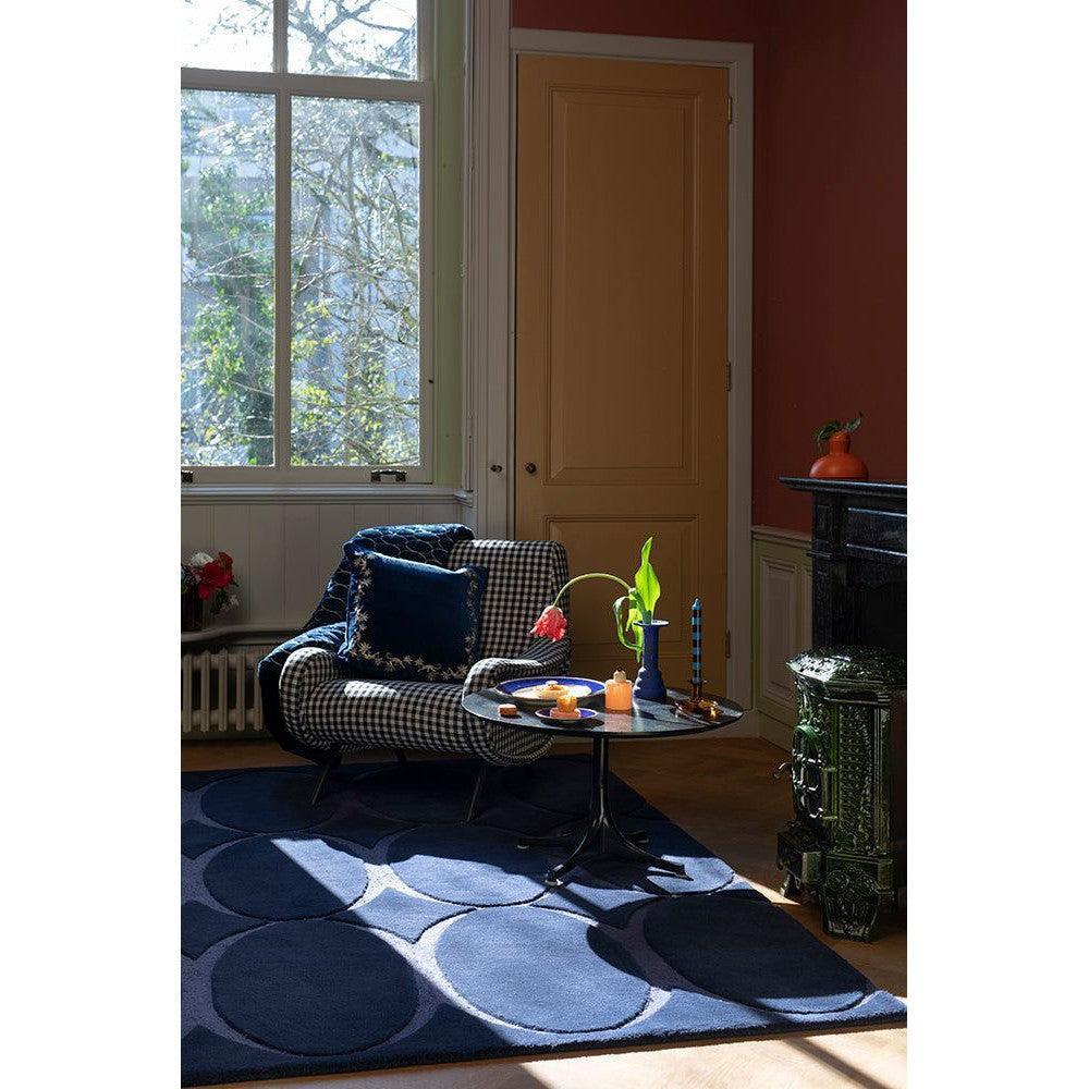 Wedgwood Renaissance Blue Wool & Viscose Designer Rug