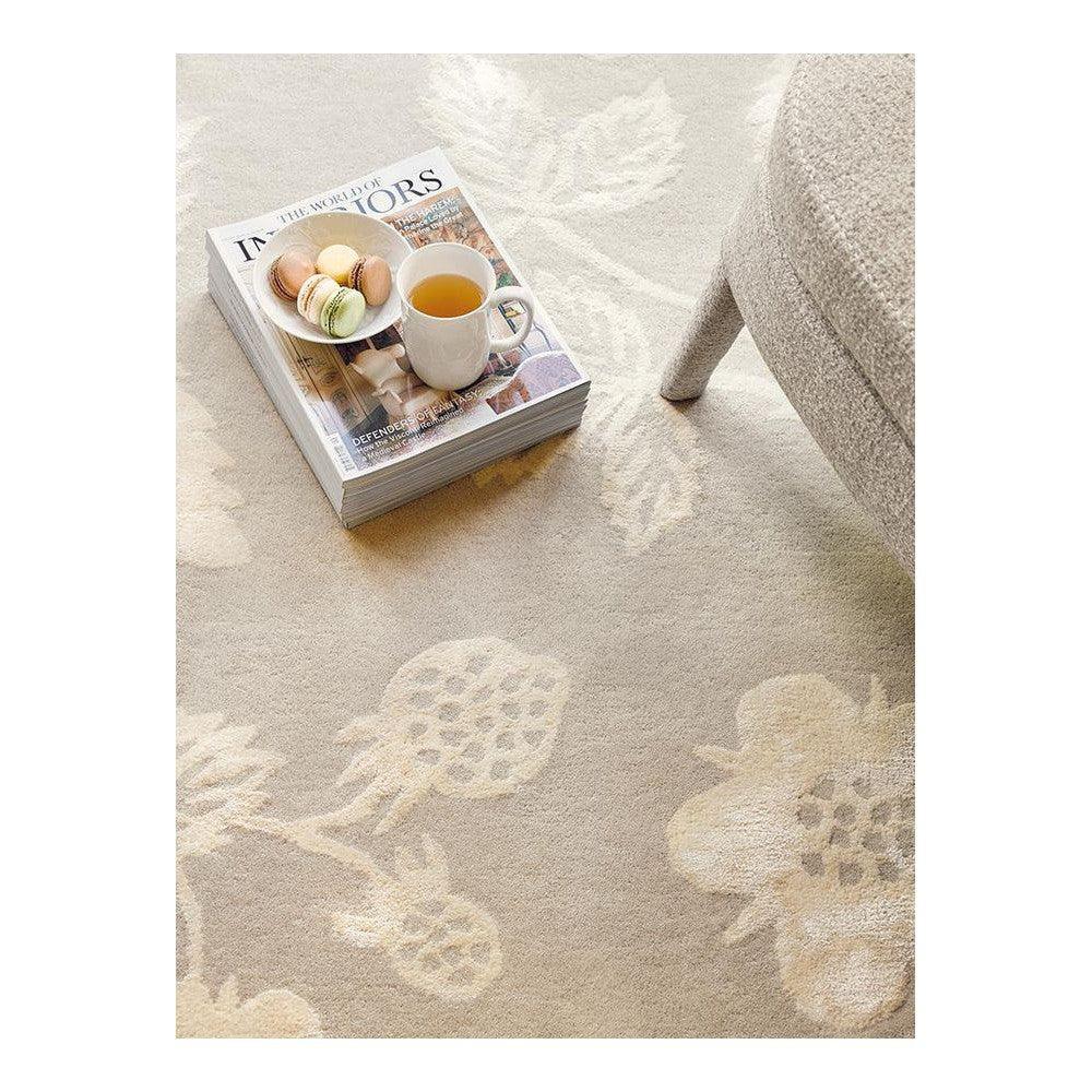 Wedgwood Wild Strawberry Tonal Wool & Viscose Designer Rug