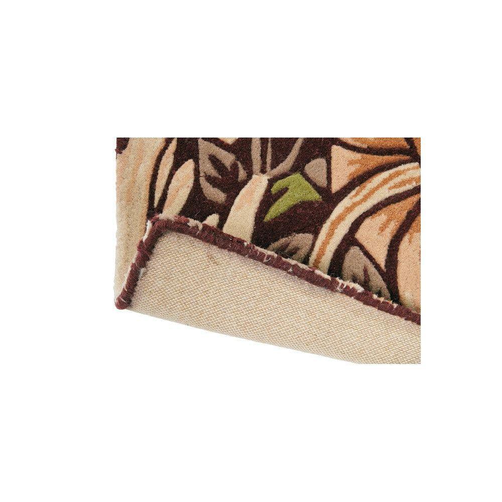 William Morris Pimpernel Aubergine Pure Wool Designer Rug