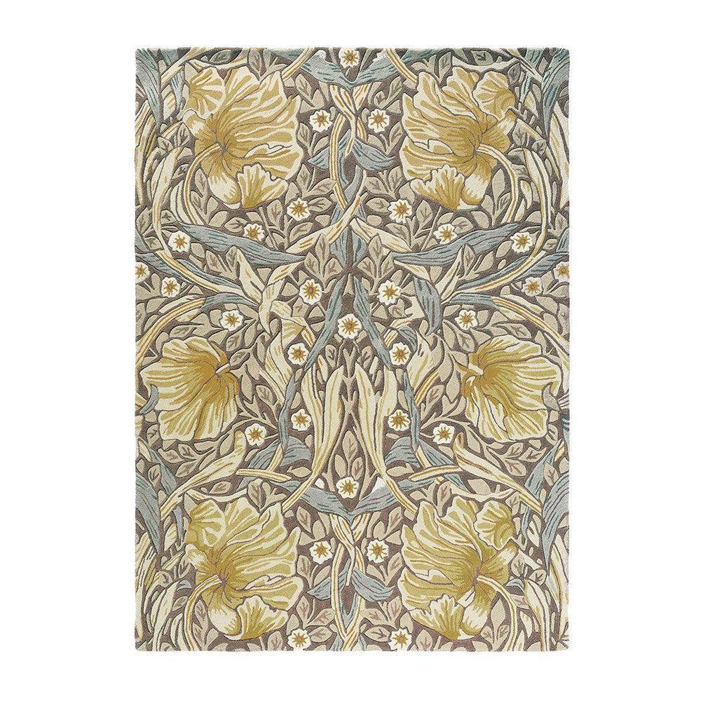 William Morris Pimpernel Bullrush Pure Wool Designer Rug