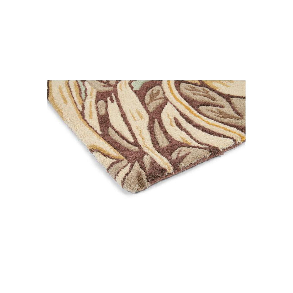 William Morris Pimpernel Bullrush Pure Wool Designer Rug