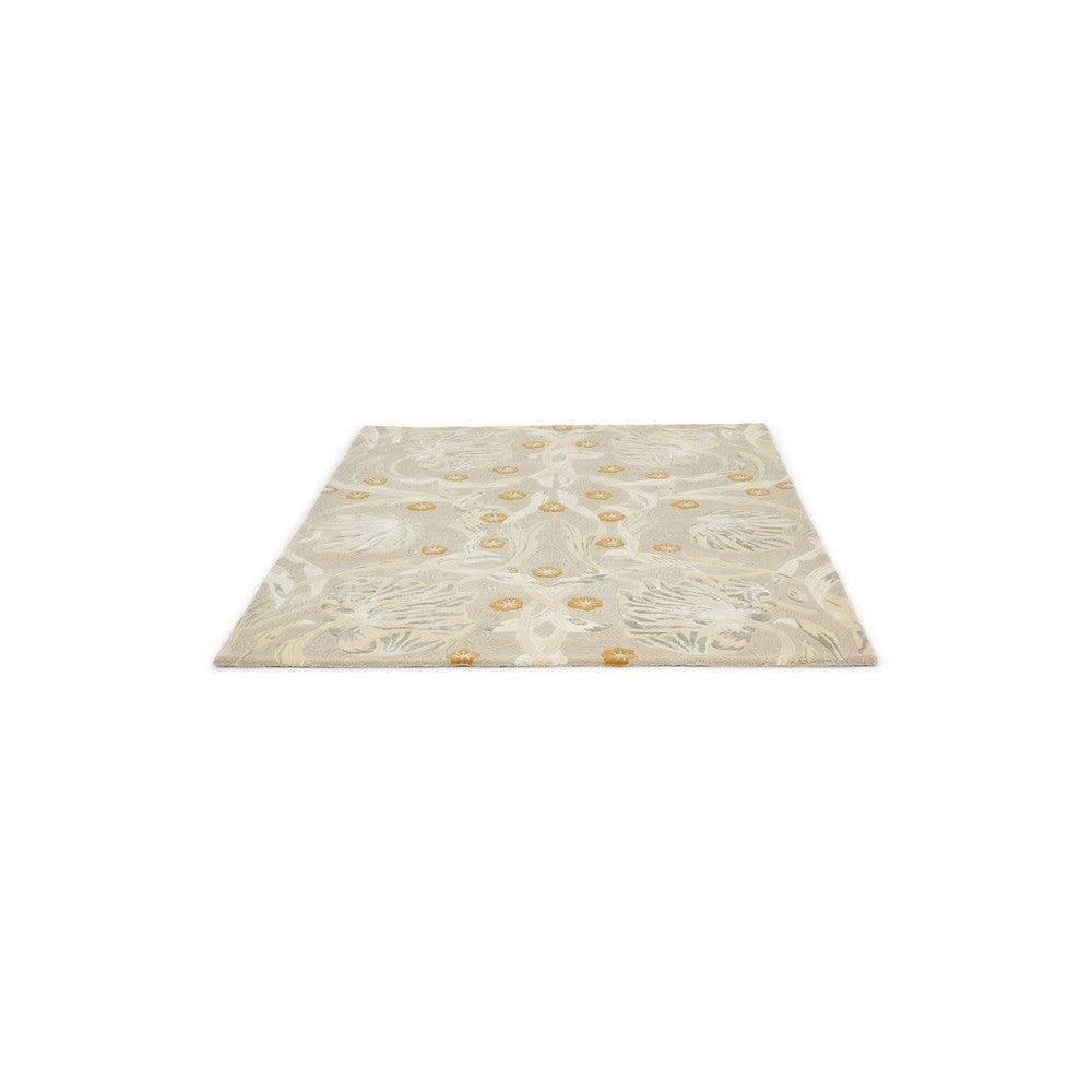 William Morris Pure Pimpernel Linen Wool & Viscose Designer Rug