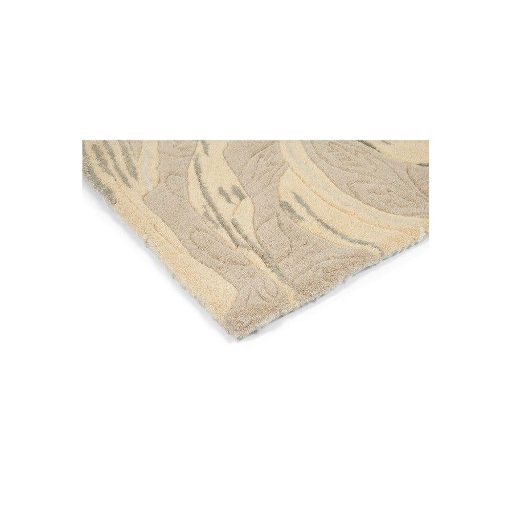 William Morris Pure Pimpernel Linen Wool & Viscose Designer Rug