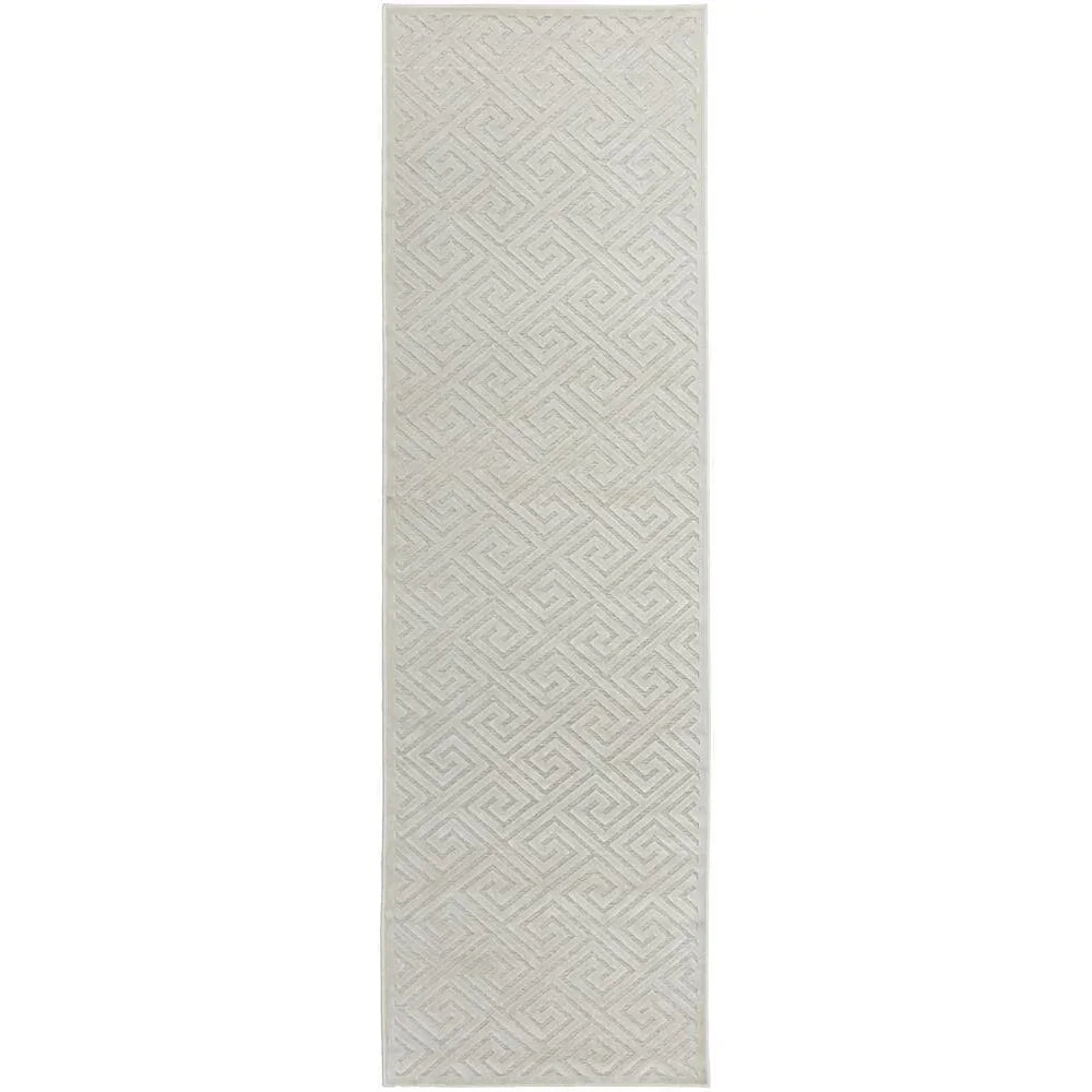 York Alice Natural White Rug - ICONIC RUGS
