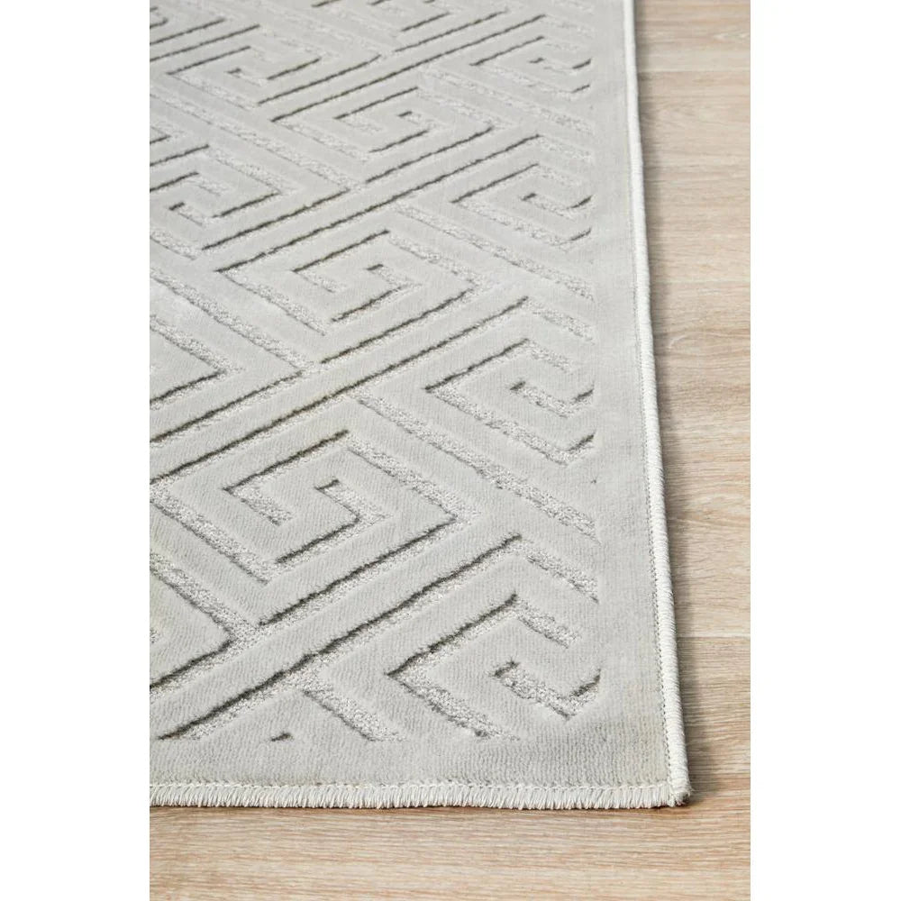 York Alice Natural White Rug - ICONIC RUGS