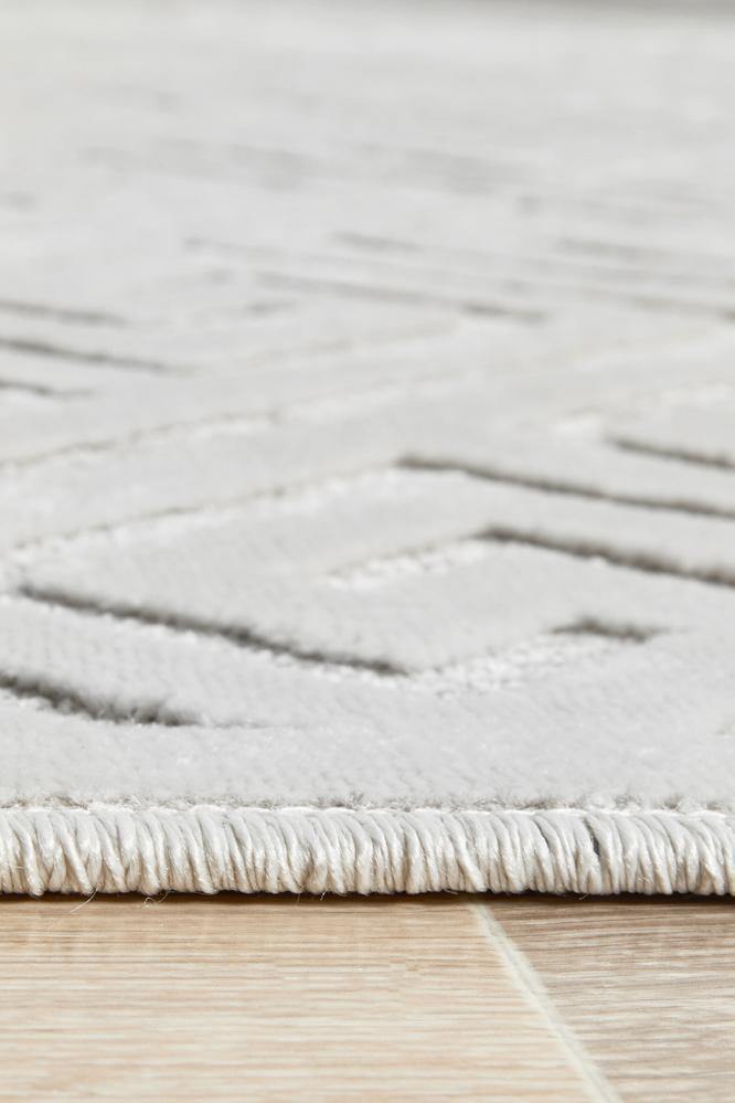 York Alice Natural White Rug - ICONIC RUGS