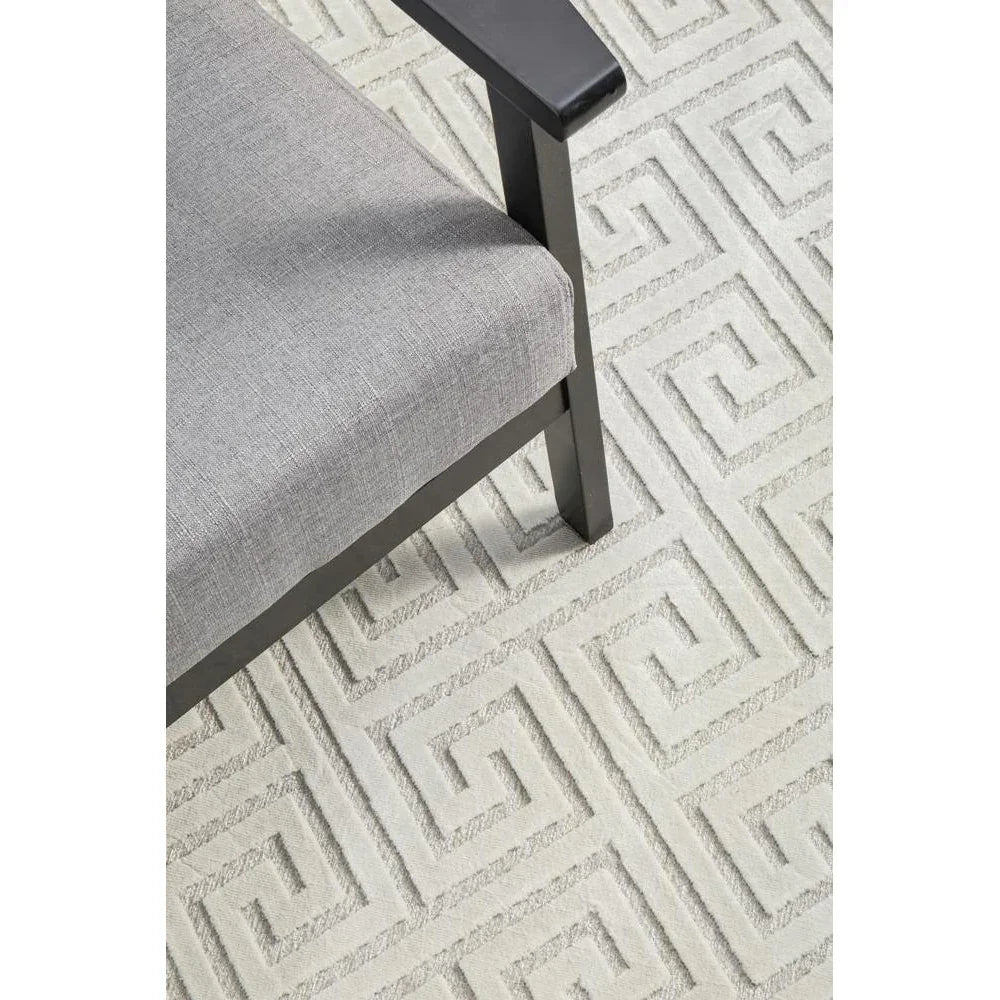 York Alice Natural White Rug - ICONIC RUGS
