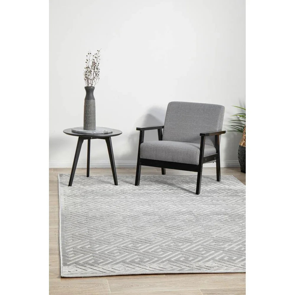 York Alice Silver Rug - ICONIC RUGS
