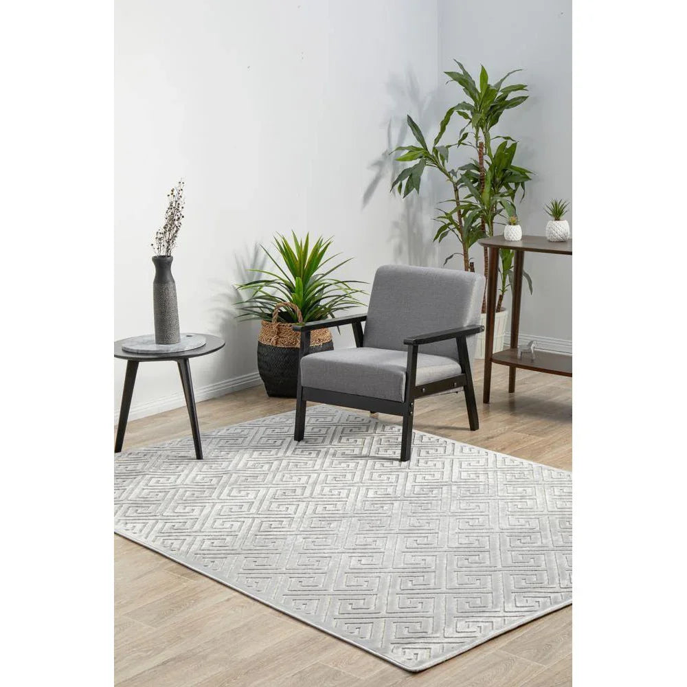 York Alice Silver Rug - ICONIC RUGS