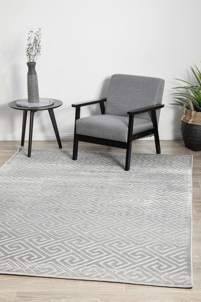 York Alice Silver Rug - ICONIC RUGS